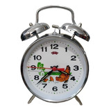 Reloj Grande Doble Campana Metal Despertador Alarma Vintage