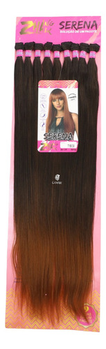 Cabelo 100 % Bio Organico Liso Em Tela -mega Hair - Serena Cor Californiana Acobreado T1b 30