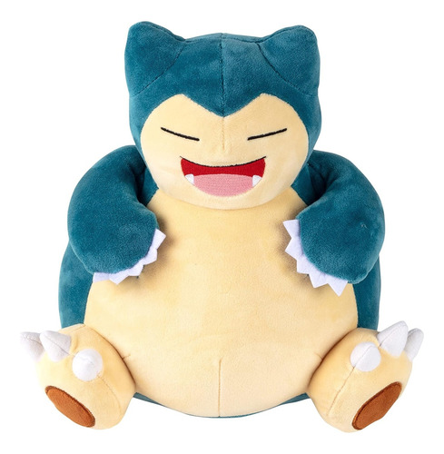 Snorlax Cute Pokémon Pelúcia Original Wct Jazwares 27cm Gord