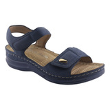 Sandalia Chalada Mujer Kon-15 Azul Comfort