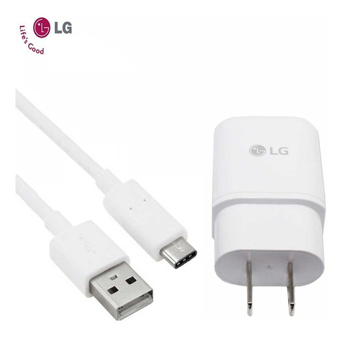 Cargador LG Tipo C Original 5v/2a V50 K51 Q Stylus G7 G8 Q8+