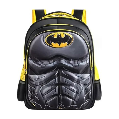 Mochila Para Niños Mochila Escolar De Dibujos Animados Preescolar Kinder Impermeable Hombre Murciélago