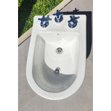 Bidet Ferrum Veneto Blanco, 3 Agujeros, Griferia Fv, Sin Uso