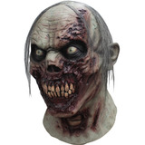 Máscara Zombie Furious Walker Halloween Terror 26549 Color Gris