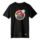 Polera Super Mario Bros - Nintendo - Luigui - Estampaking