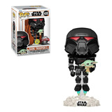 Dark Trooper With Grogu (488) Star Wars - Funko Pop! Brilla!