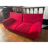 Sillon 3 Cuerpos 1,90 Mts Color Rojo Usado