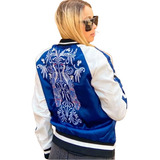 Campera Bomber Importada Bordada Tokio