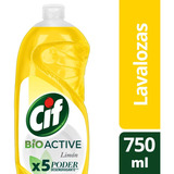 Detergente Lavaloza Limón Cif 750ml