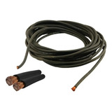 Cable Para Soldar Hd Porta Electrodo/tierra Calibre 2 5mts Punta Negro