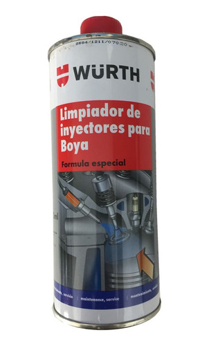 Limpiador Líquido Wurth Inyectores Boya 400 Ml