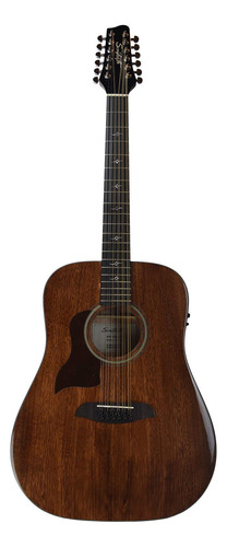 Sawtooth Serie De Caoba Zurda 12 Solid De Caoba Slida