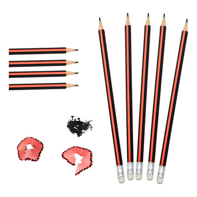 72pz Lapiz De Madera Grafito Con Goma Escolar No.2 Hb Útiles Trazo Anaranjado Con Negro | MercadoLibre