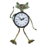 Reloj Con Forma De Escultura De Hierro (incluye Gato), Pila