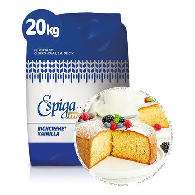 Harina Espiga Mix Vainilla Richcream 20 Kg.
