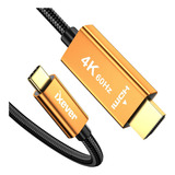 Cable Hdmi Ixever Usb C A De 6.6 Pies, Usb Tipo C Macho A Hd