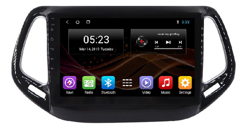 Auto Estereo Para Jeep Compass 2017-2018 Carplay 9' Gps Wifi