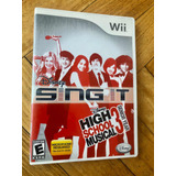 High School Musical 3 Sing It Nintendo Wii Y Wii U Karaoke