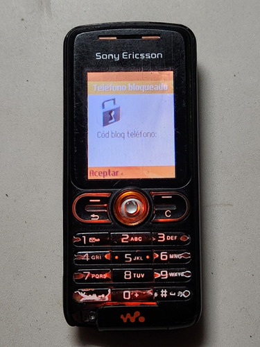 Sony Ericsson Walkman W200 Tiene Código, Reparar O Piezas 