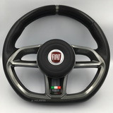 Volante Gti Grafite Logo Vermelho Fiat Palio Fire 2002