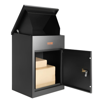 Buzon Para Entrega De Cajas Paquetes Exterior 35x58cm Negro