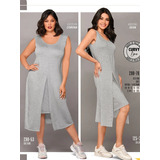 Vestido Cklass 266-76 Gris  Outlet/saldos Mchn