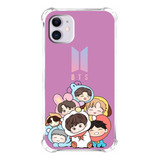 Capa Capinha Personalizada Koreano Grupo K-pop Bts Cute