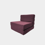 Sofa Cama Blend Individual Tela Magic Violet - Inlab Muebles
