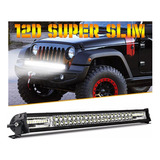 Barra Faro Led 100 Hiper Leds Auto Camioneta Jeep 81cm Largo