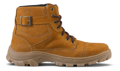 Bota Coturno Masculina Couro Nobuck Agro Coutry Boots Acero