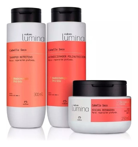 Pack Lumina Cabello Seco. Natura. Regalo. 