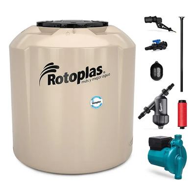 Tinaco 1,100 Litros Con Bomba Presurizadora Rotoplas | MercadoLibre