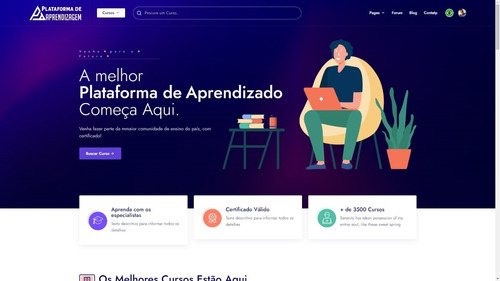 Sistema Web De Ensino Ead E Cursos Online 2023 Script Php