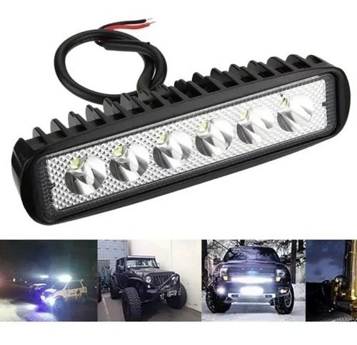 Super Promo! 2 Exploradoras 6 Led Lineal + Switch Run