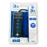 Multi Puerto Hub 4 Puertos Usb 3.0 Luz L