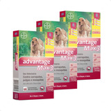 3 Advantage Max 3 Cães 10 A 25kg Total 9 Pipetas - Bayer