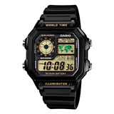 Reloj Casio Ae-1200wh-1b Hombre Illuminator