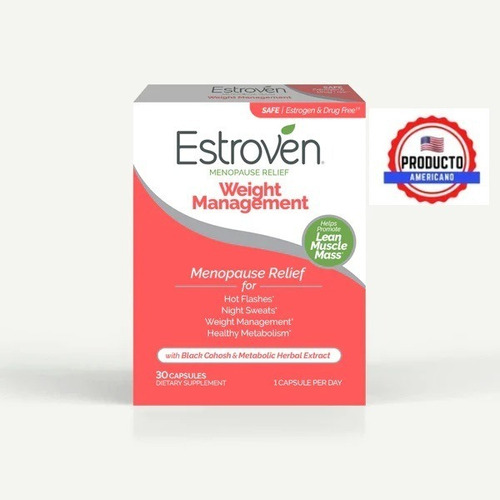 Alivio Menopausia Y Control De Peso, 30 Capsulas Estroven Sabor Sin Sabor