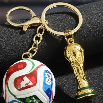 Llaveros Copa Y Balón Futbol Mundial 2026 Edición Premium | Meses sin interés