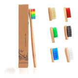 Cepillo Dental Ecológico Bambú Biodegradable 50 Pzs