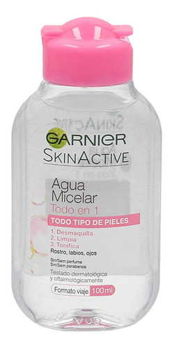 Agua Micelar Garnier Skin Active Todo Tipo De Pieles × 100ml