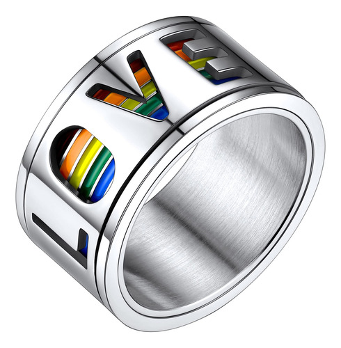 Faithheart Lgbt Pride - Anillos Para Ansiedad Con Diseo De A