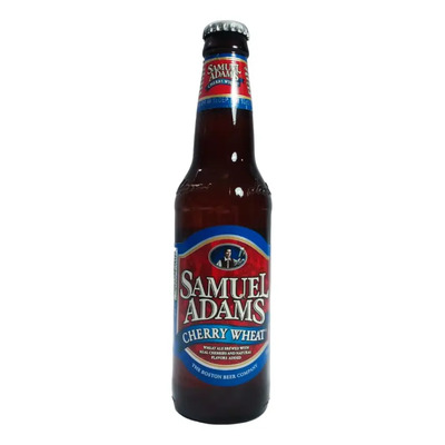 Botella Cerrada De Colección Cerveza Sam Adams Cherry Wheat