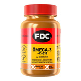 Fdc Ômega 3 + Coenzima Coq10 30 Cápsulas Importado Usa