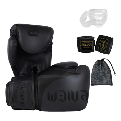 Profesional Guantes Box Bigview Guantes de Boxeo Strap Velcro 8 - 16 Oz Color Negros Talle 10oz | Envío gratis