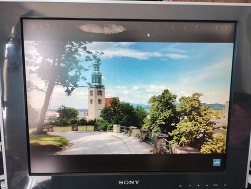 Monitor Sony Sdm-hs53 - Manchas Na Parte Superior