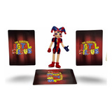 Figura Pomni Amazing Circus Digital + 3 Tarjetas Al Azar