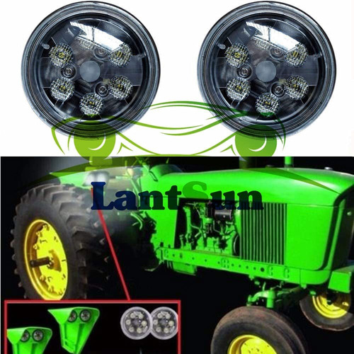 Faros Led Redondos 4.5 & ;quot; 18w Lantsun Para Tractor Joh