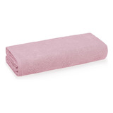 Toalha Banho Infantil Karsten Veludo Jacquard Algodão 66x140 Estelar Rosa