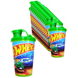 Vaso Pitillo Sorpresa Hot Wheels X 12 Termo Fiesta Infantil